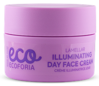 ECOFORIA Lavender Clouds Lamellar Illuminating Day sejas krēms, 50 ml