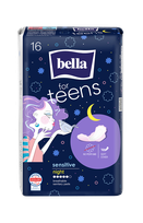 BELLA Teens Ultra Night Sensitive higiēniskās paketes, 16 gab.