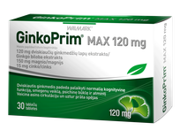GINKOPRIM   MAX 120 mg pills, 30 pcs.