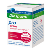 MAGNESIUM DIASPORAL Pro Depot for Muscles and Nerves pills, 30 pcs.