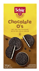 SCHAR Chocolate O's bezglutēna cepumi, 165 g