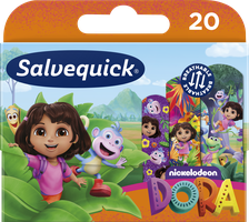 SALVEQUICK Dora Komplekts Bērniem plāksteri, 20 gab.
