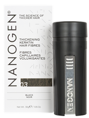 NANOGEN Keratin Black, apimties suteikianti plaukų pudra, 30 g