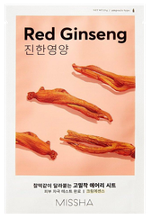 MISSHA Airy Fit Red Ginseng sejas maska, 19 g