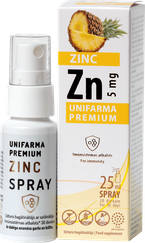UNIFARMA PREMIUM Zinc sprejs, 25 ml