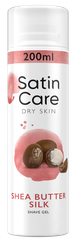 GILLETTE Satin Care Dry Skin Shea Butter Silk skūšanas želeja, 200 ml