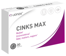 JONAX Cinks Max tabletes, 30 gab.