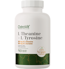 OSTROVIT L-Theanine + L-Tyrosine kapsulas, 90 gab.