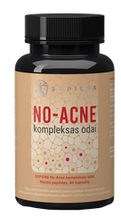 SAPIENS No-Acne Skin Complex kapsulės, 60 vnt.