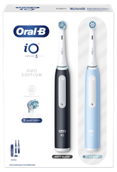 ORAL-B  iO3 Duo Matt Black + iO3 Ice Blue elektriskā zobu birste, 2 gab.