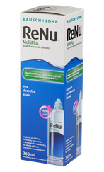 RENU   Multi Plus šķīdums kontaktlēcām, 360 ml