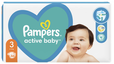 PAMPERS Active Baby Dry 3 (6-10 kg) autiņbiksītes, 66 gab.