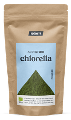 ICONFIT Organic Chlorella pulveris, 125 g