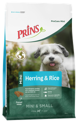 PRINS Mini ProCare Herring& Rice sausā barība, 3 kg