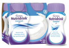 NUTRICIA Nutridrink Neutral bez specifiskas garšas 125 ml dzēriens, 4 gab.