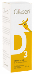OILESEN  Vitamīns D3 400 eļļa, 10 ml