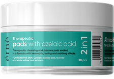 ERNE Therapeutic 2 in 1 Azelaic Acid attīrošie spilventiņi, 30 gab.
