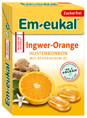 DR. SOLDAN Ginger and Orange sugar-free, kastītē konfektes, 50 g