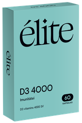 ELITE D3 4000 SV kapsulas, 60 gab.