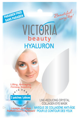 VICTORIA BEAUTY Hyaluron Crystal Collagen acu spilventiņi, 2 gab.