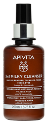 APIVITA 3 IN 1 attīrošs pieniņš, 200 ml