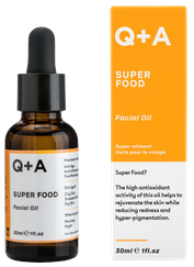 Q+A Super Food Facial  sejas eļļa, 30 ml