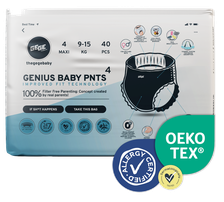 GEGE Genius Baby PNTS (9-15 kg) Maxi 4 biksītes, 40 gab.