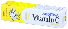 ADDITIVA Vitamin C Zitrone putojošās tabletes, 20 gab.