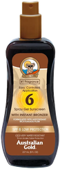 AUSTRALIAN GOLD With Bronzer SPF 6 Gel  sprejs, 237 ml