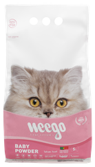 WEEGO Baby Powder cementējošās smiltis kaķiem, 5 L