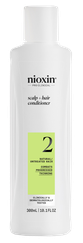 NIOXIN System 2 for Natural Hair with Progressed Thinning Scalp Therapy matu kondicionieris, 300 ml
