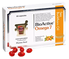 PHARMA NORD Bioactive Omega7 Smiltsērkšķu eļļa kapsulas, 60 gab.