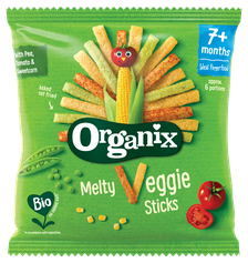 ORGANIX Bio Ar Dārzeņiem, 7M, Kukurūzas nūjiņas, 15 g