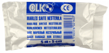 OLKO  nesterila 5 cm x 5 m marles saite, 1 gab.