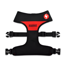 DASHI Stripes3 Red&Black Neo Mesh  L iemaukti, 1 gab.