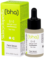 SKINCYCLOPEDIA 2% Salicylic Acid + Tea Tree Oil serums, 30 ml
