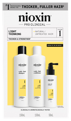 NIOXIN Hair Care System 1 Kit for Natural Hair with Light Thinning komplekts, 1 gab.
