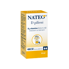 NATEO D 400 SV pilieni, 10 ml