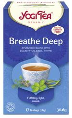 YOGI TEA Breathe Deep Bio tēja maisiņos, 17 gab.