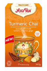 YOGI TEA Kurkumas tēja maisiņos, 17 gab.