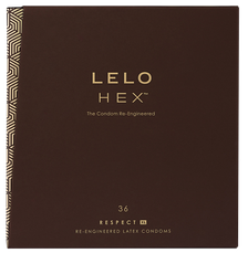 LELO HEX Respect XL prezervatīvi, 36 gab.