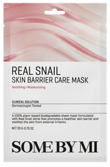 SOME BY MI Real Snail Skin Barrier auduma sejas maska, 20 g