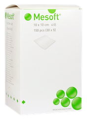 MESOFT   10x10 cm sterilas ķirurģiskās salvetes, 150 gab.