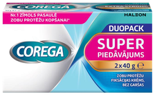 COREGA Duo Pack Flavour Free (40g x 2) fiksācijas krēms zobu protēzēm, 1 gab.