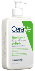 CERAVE Moisturising With Ceramides attīrošs krēms, 473 ml