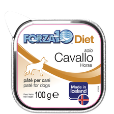 FORZA10 Solo Diet Zirgs, Suņiem pastēte, 100 g