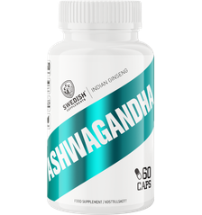 SWEDISH SUPPLEMENTS Ashwagandha kapsulas, 60 gab.