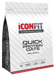 ICONFIT Quick Protein Oats - Blackcurrant biezputra, 1000 g