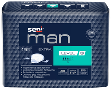 SENI Man Extra (Level 3) uroloģiskie ieliktņi, 15 gab.