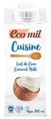 ECOMIL Coconut Milk kulinārijas krēms, 200 ml